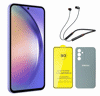 تصویر از گوشی موبایل سامسونگ مدل Galaxy A54 5G ظرفیت 256 گیگ و رم 8 گیگ همراه با پک قاب و گلس و هندزفری رنگ لیمویی