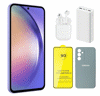 تصویر از گوشی موبایل سامسونگ مدل Galaxy A54 5G ظرفیت 256 گیگ و رم 8 گیگ همراه با پک قاب و گلس، ایرپاد و پاوربانک رنگ لیمویی